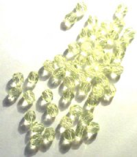 50 6mm Faceted Jonquil Beads